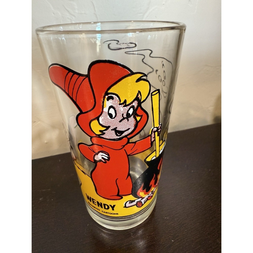 1970's Wendy Harvey Cartoons Pepsi 5 1/8" Collector Series 10 Oz Glass, Cauldron